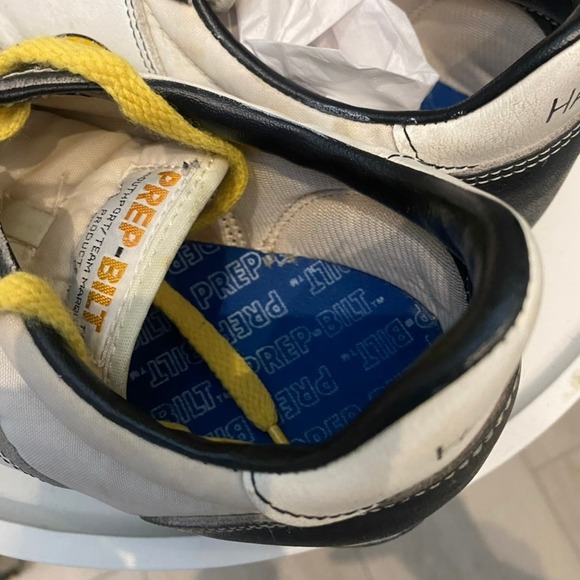 Vintage 80s Iowa Hawkeyes Prep-Bilt Sneakers in Box Tigerhawk Logo Men's Size 8 - Picture 5 of 10